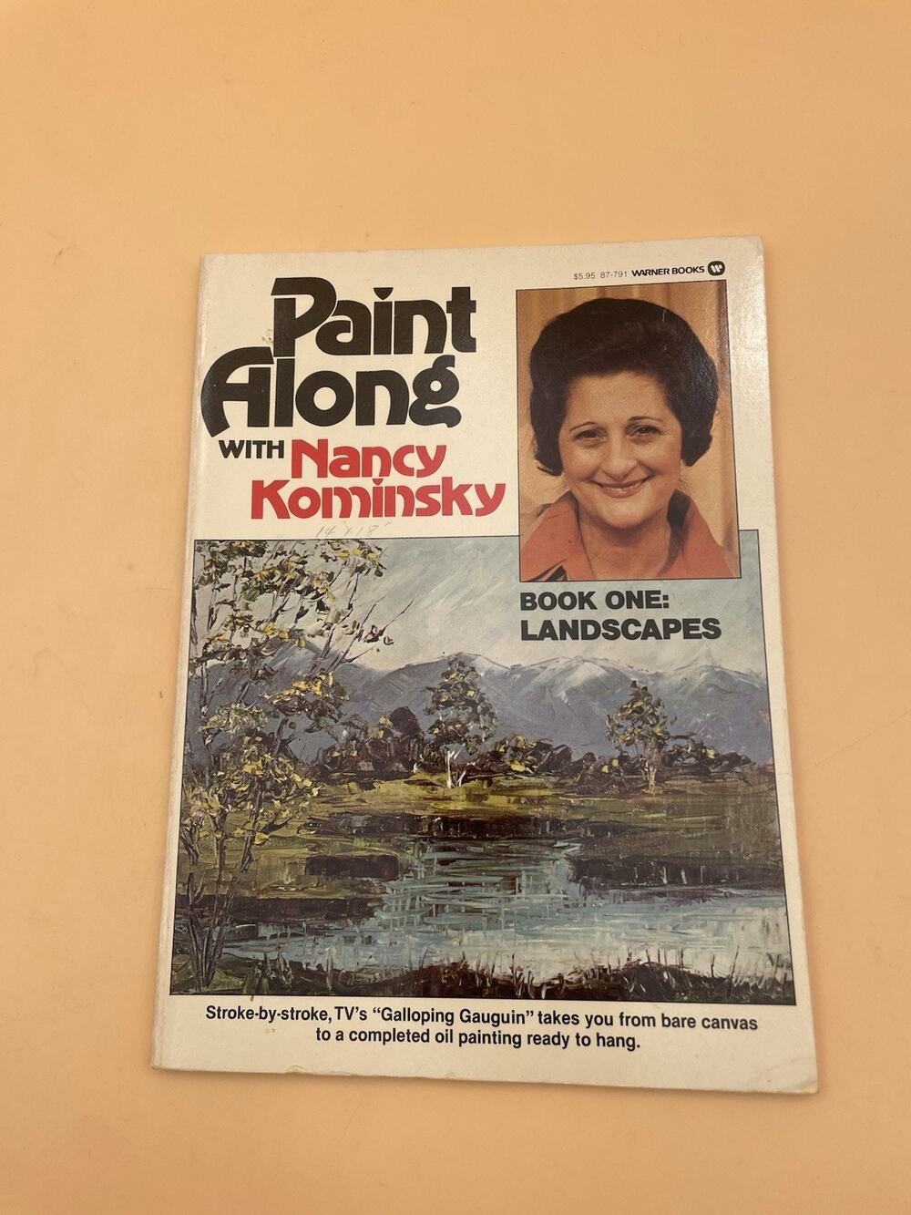 1st ED-Paint Along With Nancy Kominsky Book 1 Landscapes OIL HOW TO VHTF 1979